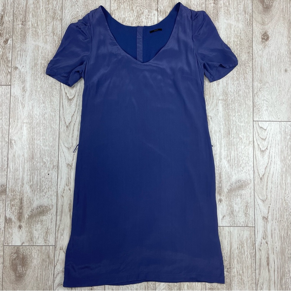 IKKS Silk 38 Elegant Short Sleeve Dress